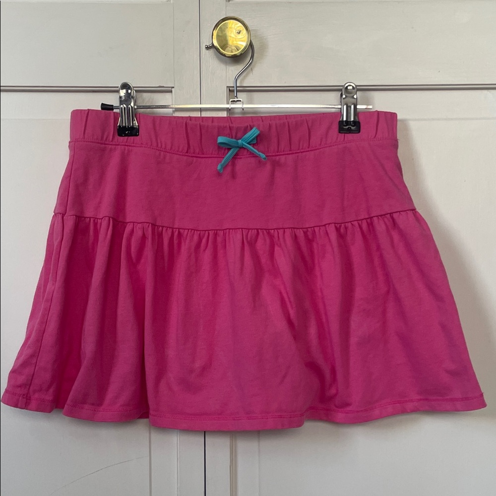 Wonder Nation | Pink Kids Skort with Blue Bow